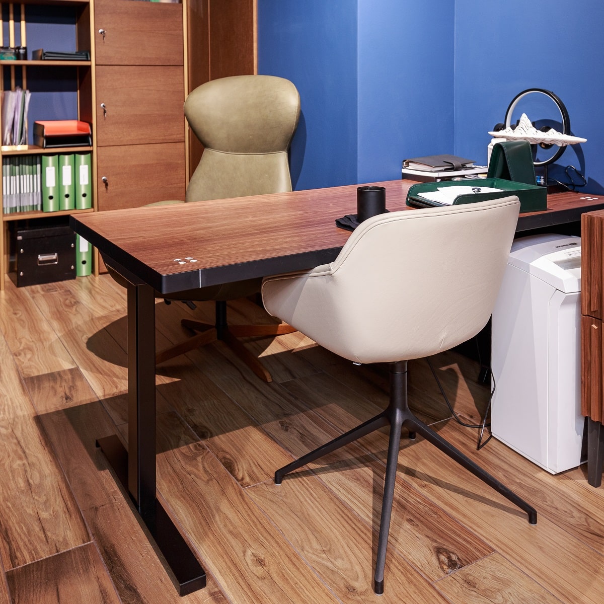 Misty Wood Smart Desk